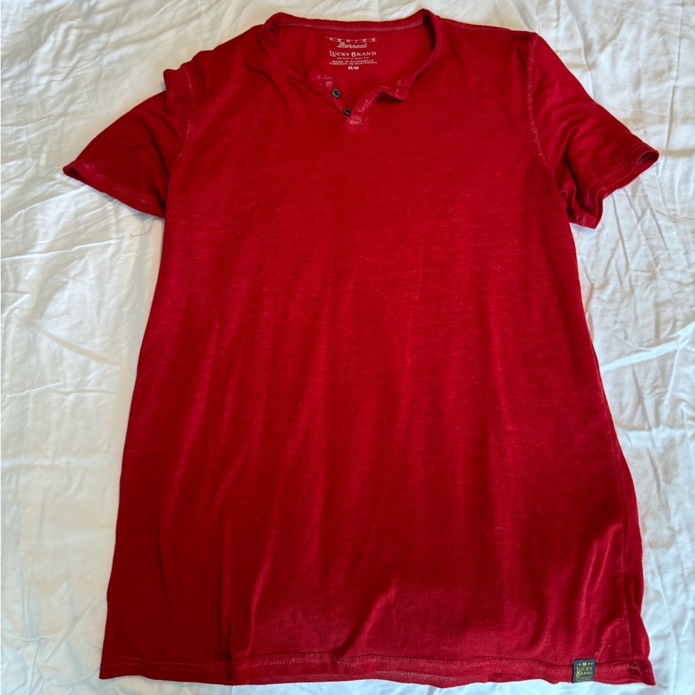 Short sleeve lucky brand Henley